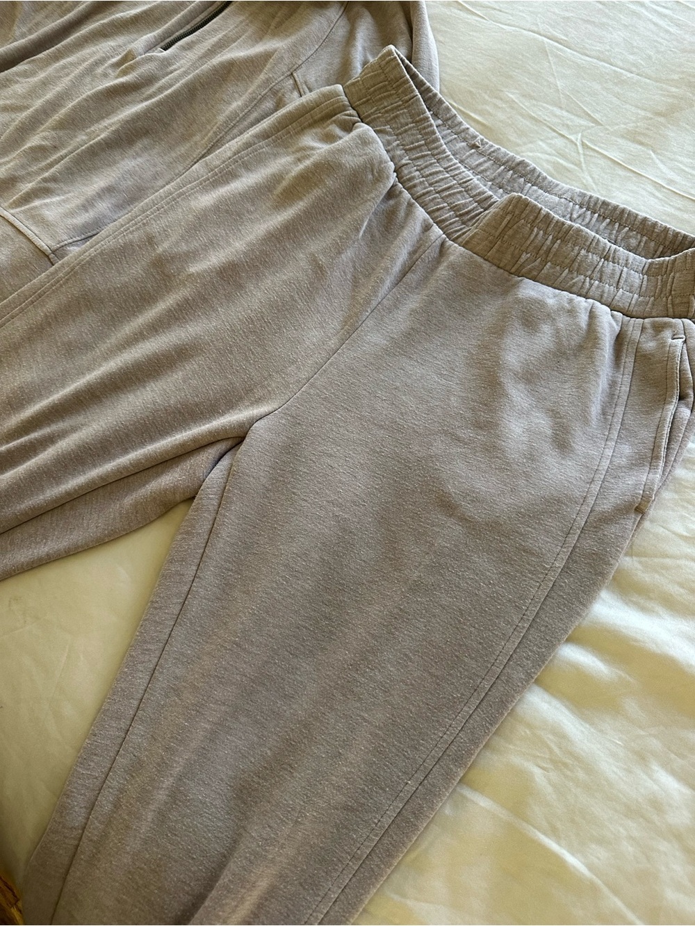 Danskin Tan Matching Top & Pants Lounge Set Size M - Picture 3 of 7